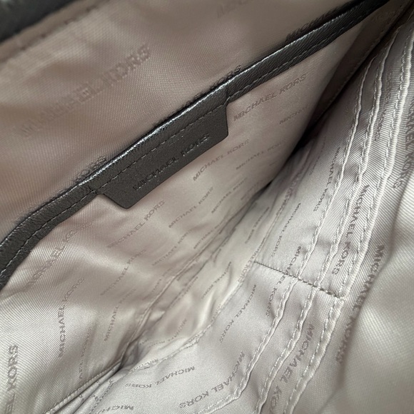 Michael Kors Silver Quilted Wristlet - Picture 5 of 8